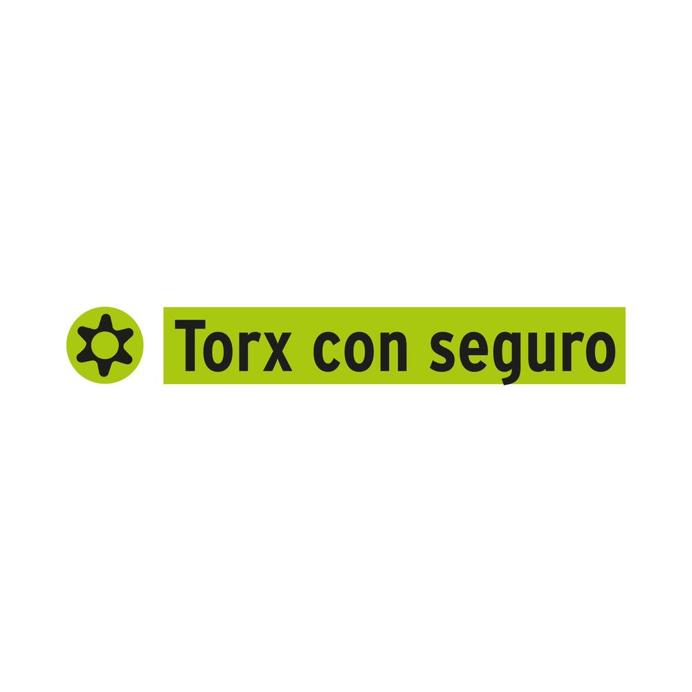 PUNTA TORX T10 CON SEGURO LARGO 2``