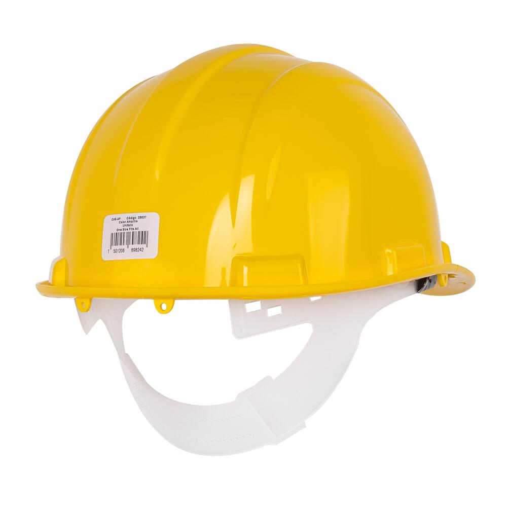 CASCO DE SEGURIDAD, AJUSTE DE INTERVALOS, AMARILLO