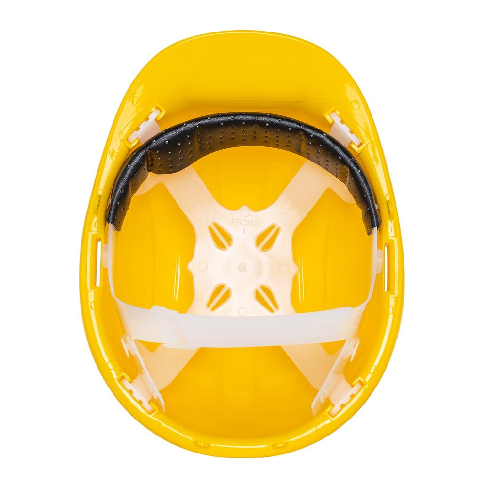 CASCO DE SEGURIDAD, AJUSTE DE INTERVALOS, AMARILLO