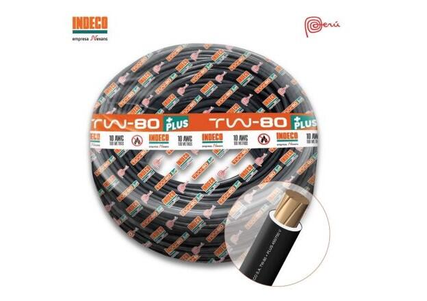 CABLE TW + PLUS 10 AWG X 100 METROS